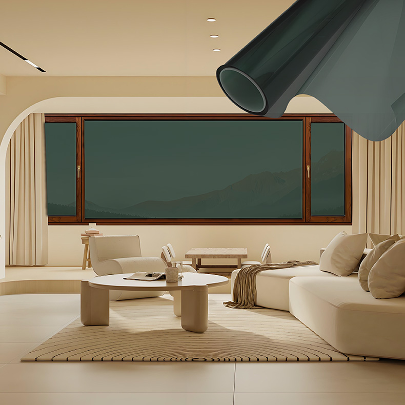 Película para ventanas de construcción