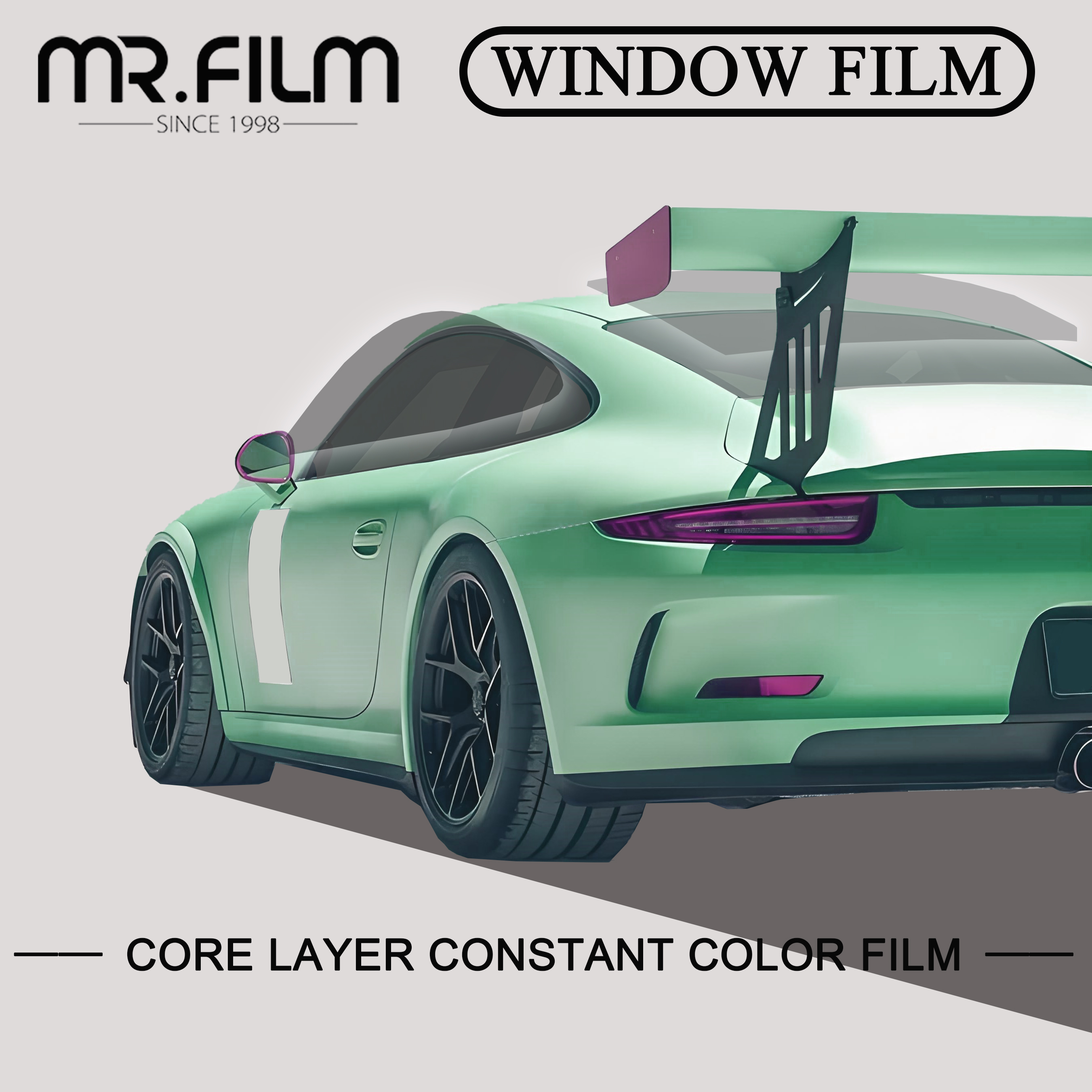 automotive window film removal Retirar la película de la ventana del automóvil