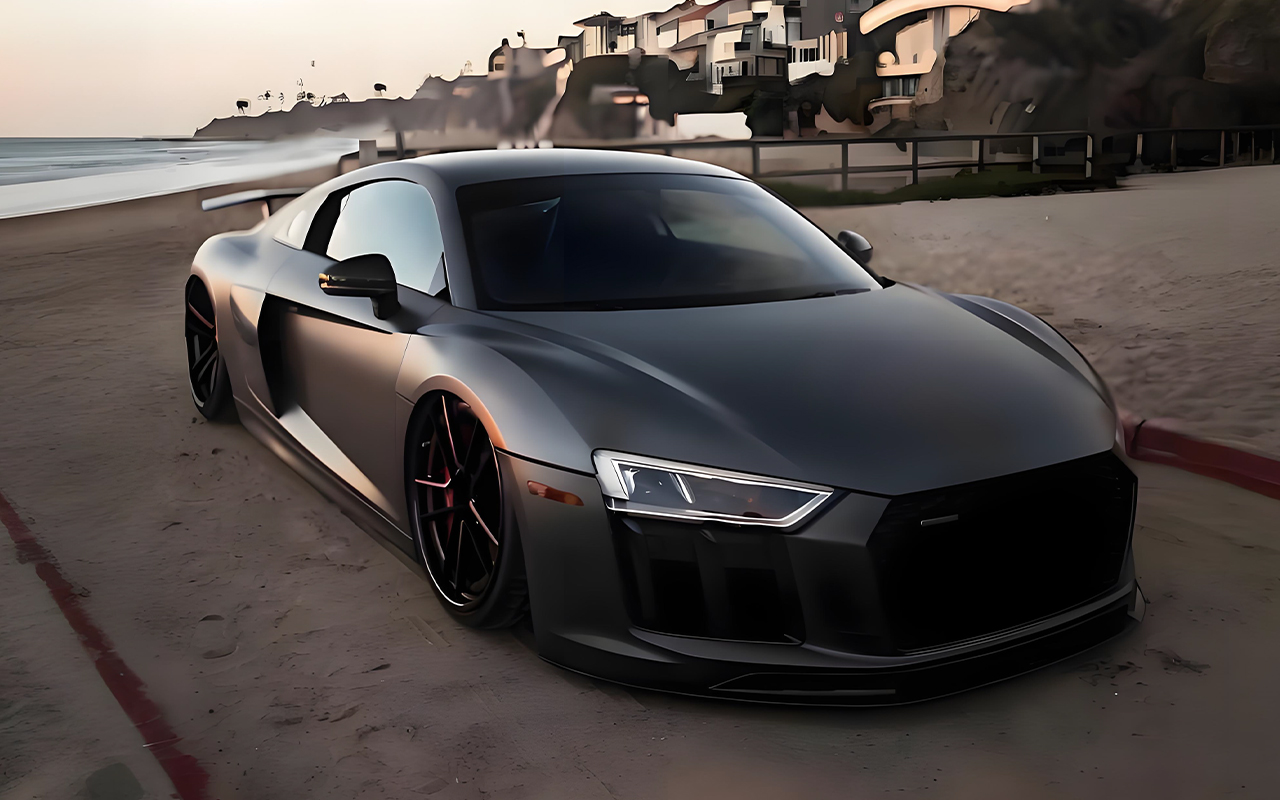 Matte Black Car Wrap Film Película de envoltura de automóvil negra mate