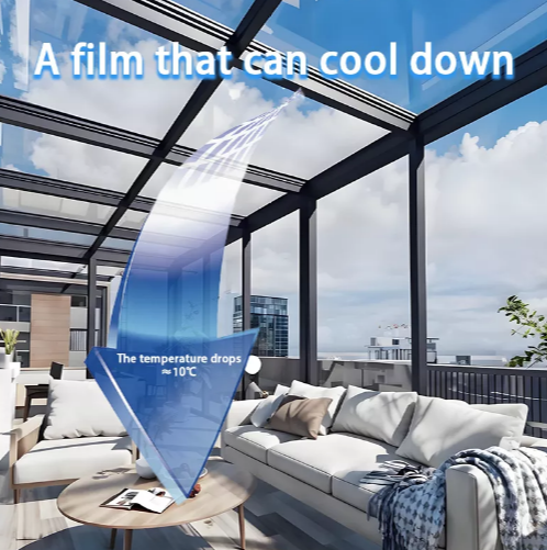 energy-saving insulation film película aislante de bajo consumo