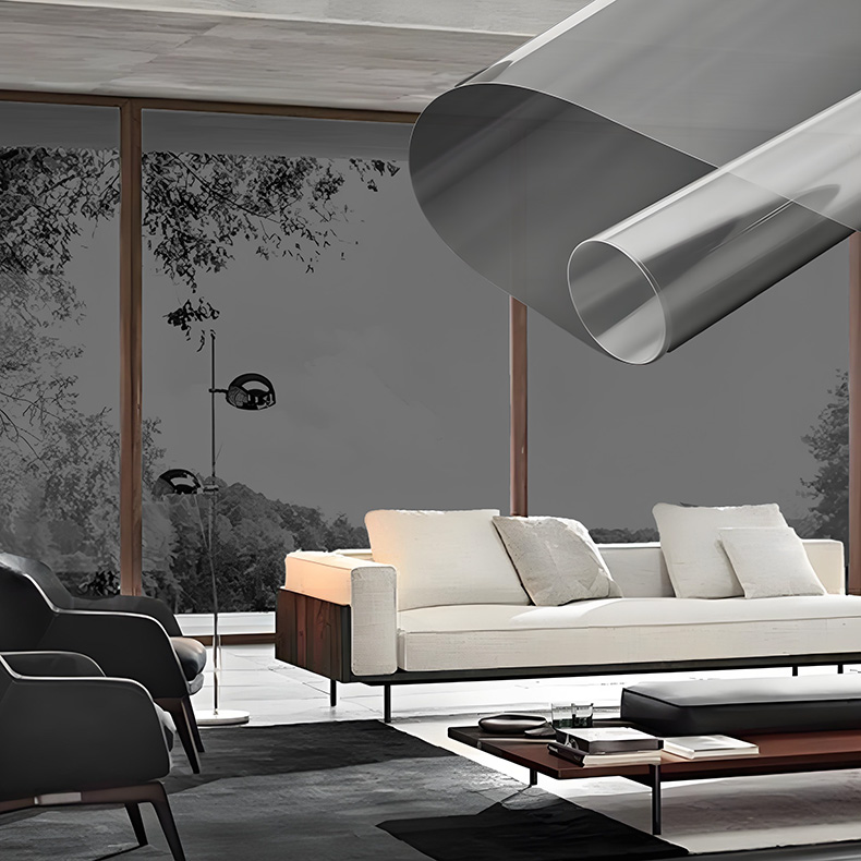 Película para ventanas de construcción