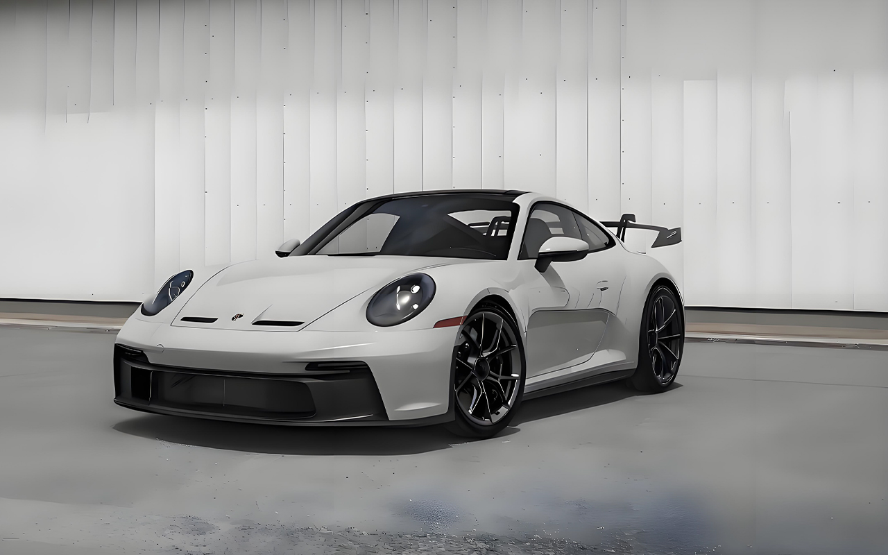 Porsche Matt Gray Car Wrap Film Película protectora para coche Porsche Matt Grey