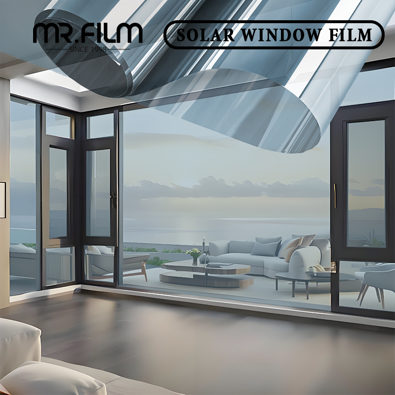 Película de aislamiento térmico de alto rendimiento con resistencia UV IR y a prueba de explosiones para ventanas de construcción