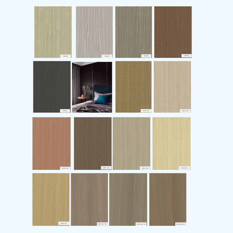 Película de veta de madera de decoración de lujo simple y lujosa para mejorar la apariencia