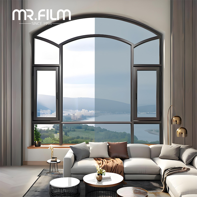 Película protectora antirrobo para vidrio de ventana de seguridad contra explosiones