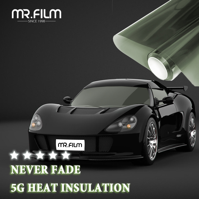 Tinte de ventana reflectante de película de vidrio de coche de alta claridad