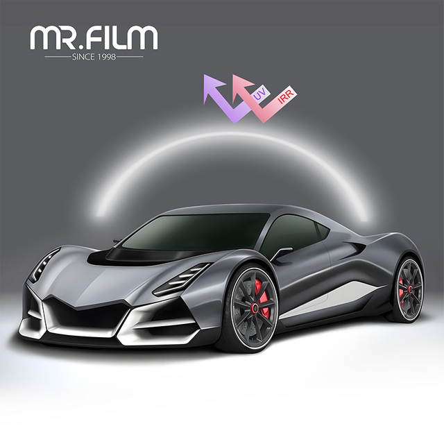 Película de ventana profesional para tinte de vidrio de coche de alta claridad automática