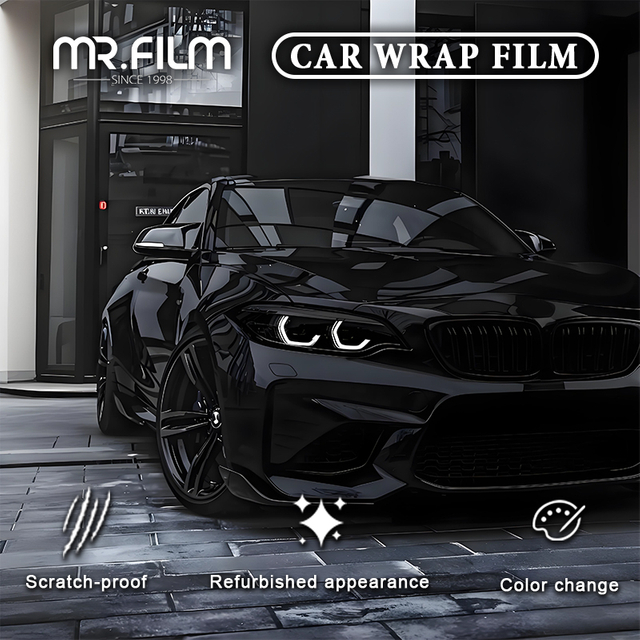 Película de envoltura para automóvil automotriz con cambio de color premium