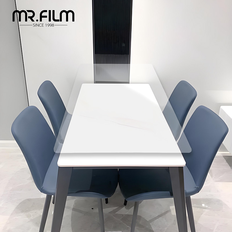 Tinte para muebles resistente al calor, película transparente brillante autocurativa, antiarañazos