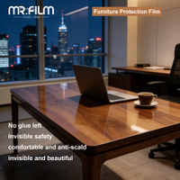 Tinte protector de mármol de película de mesa transparente