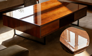 Película protectora de plástico transparente para mesa