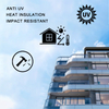 Película de ventana ultravioleta de película de construcción de vidrio de privacidad para el hogar