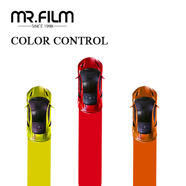 Película superior del abrigo del coche del cambio de color rojo de Ferrari de la resistencia al rayado