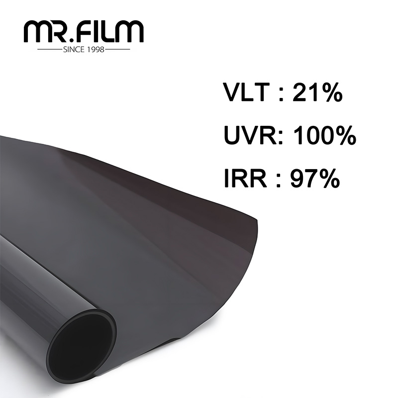 Película para ventana de coche con protección de privacidad resistente a los rayos UV