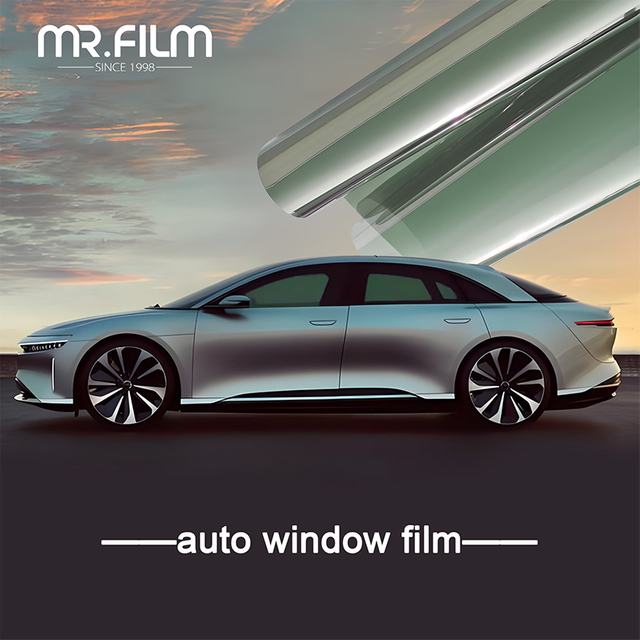 Etiqueta adhesiva ultravioleta con aislamiento térmico para película aislante de ventanillas de automóviles