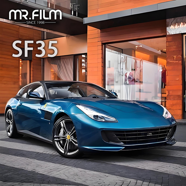 Película disponible a prueba de rayos UV para ventana automática