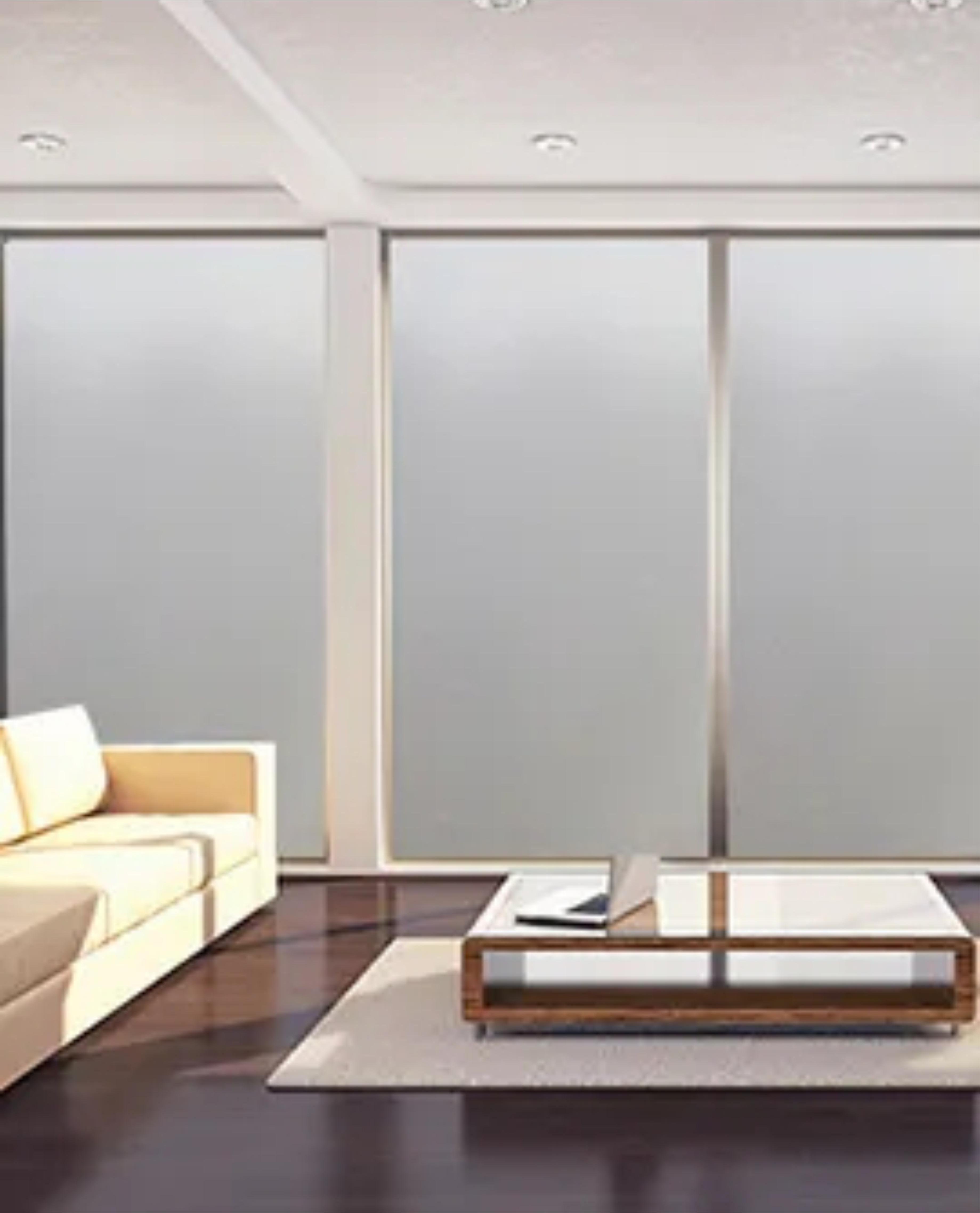 Película para ventana con estampado floral Tinte de ventana de privacidad colorido