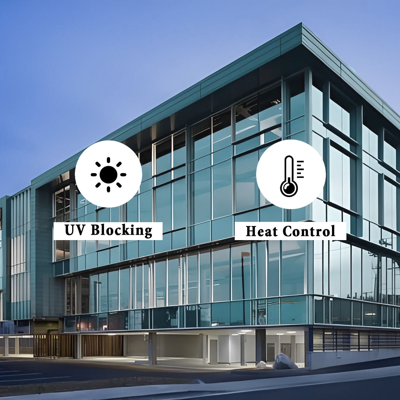 Pel&iacute;cula para ventanas de construcci&oacute;n 