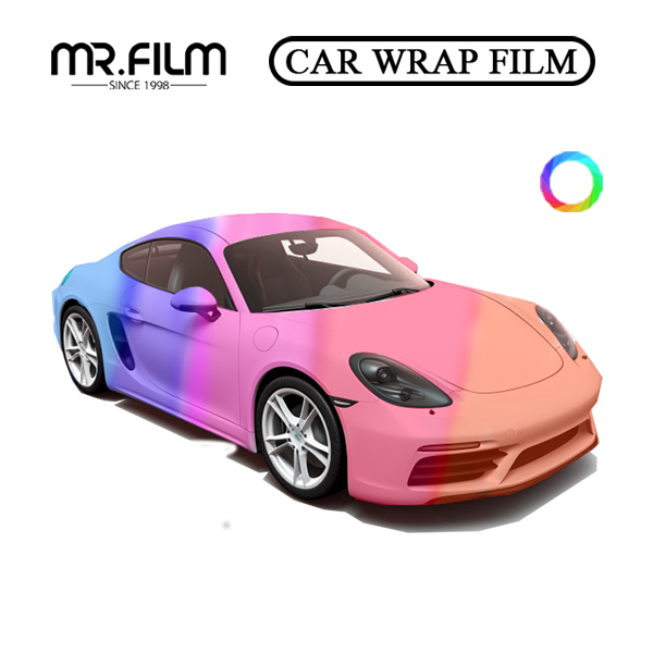 Película superior del abrigo del coche del cambio de color rojo de Ferrari de la resistencia al rayado