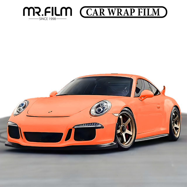 Película avanzada del abrigo del coche del cambio de color resistente a los arañazos del melocotón suave