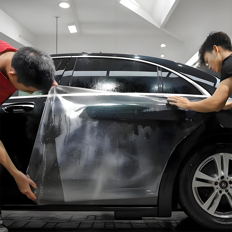 Película protectora de pintura transparente de cobertura total para la superficie del automóvil 