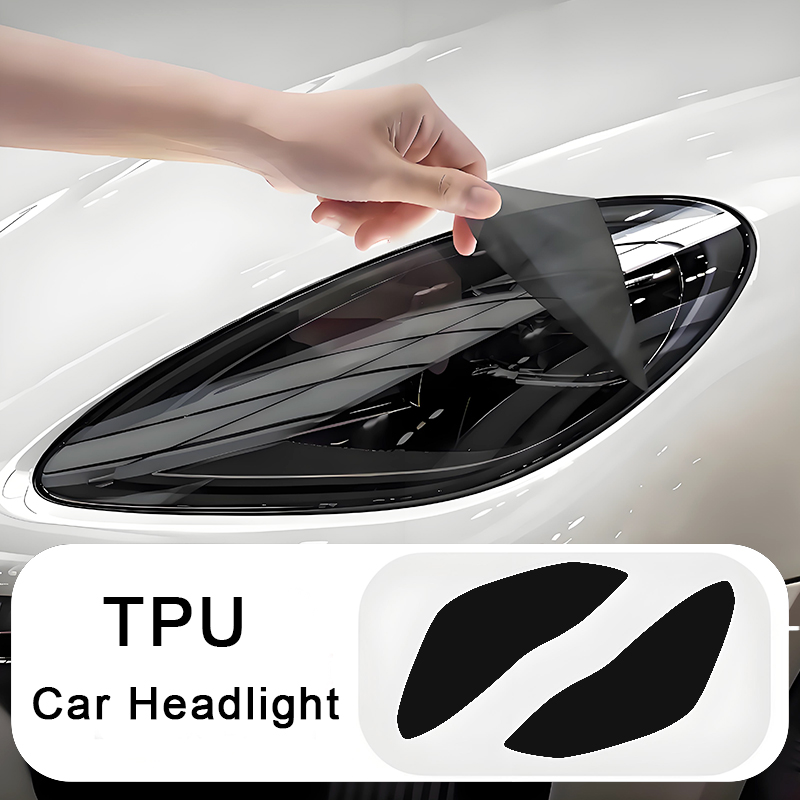 Película protectora ultra oscura de luz negra profunda para personalización de faros
