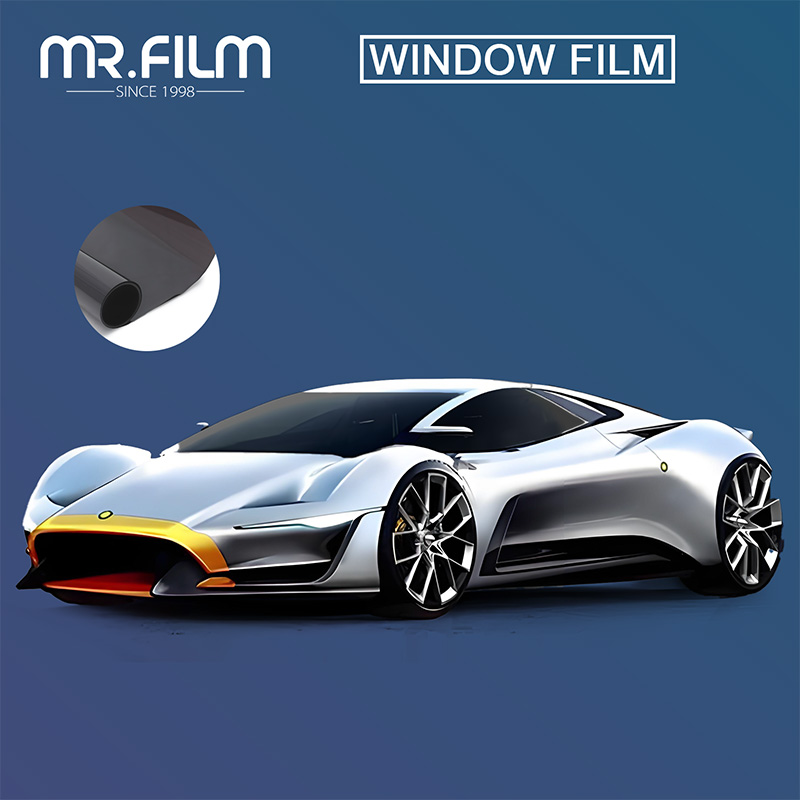 Película de ventana de coche que cambia de color no reflectante con protección solar