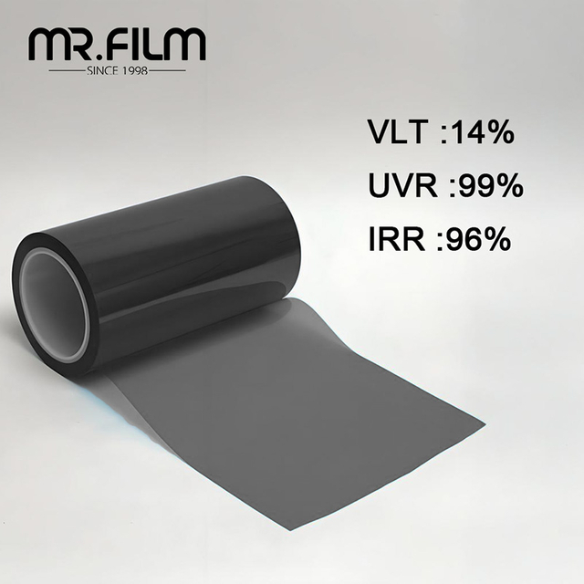Garantía 5 años Película nanocerámica Pet Auto Window Tint