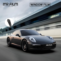 Película autoadhesiva para ventana de coche, tinte negro ultravioleta para privacidad