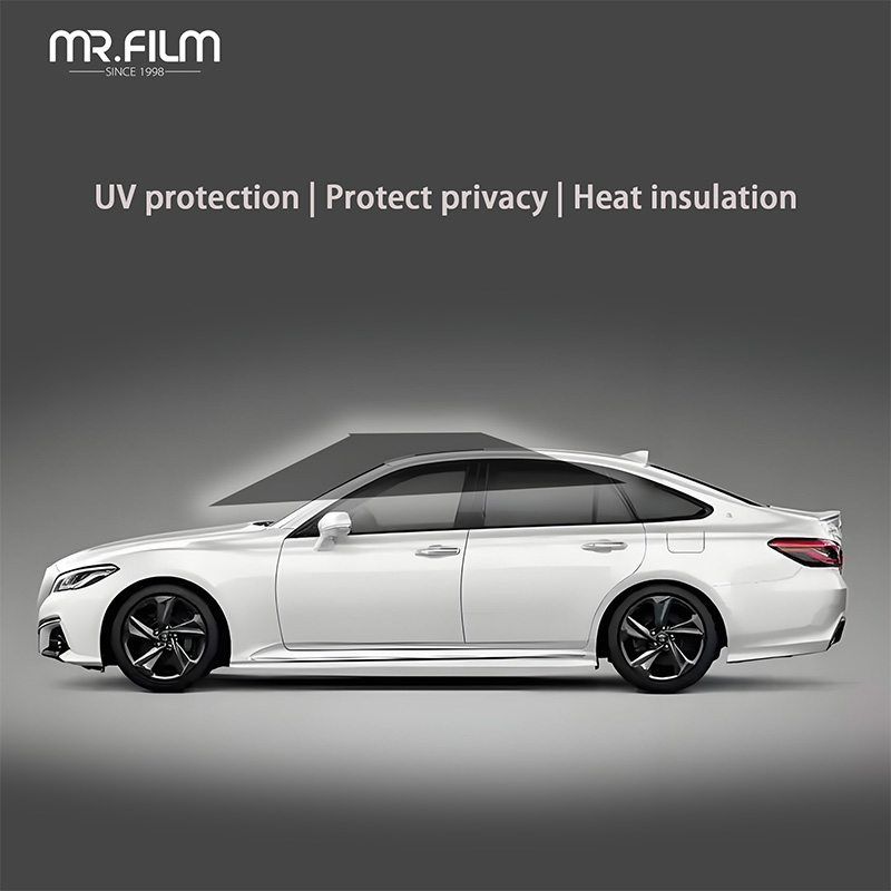 Tinte solar del coche de cerámica nano de la película del aislamiento del cuidado de piel de Hd