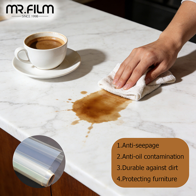 Tinte protector de muebles de película resistente al calor antiarañazos