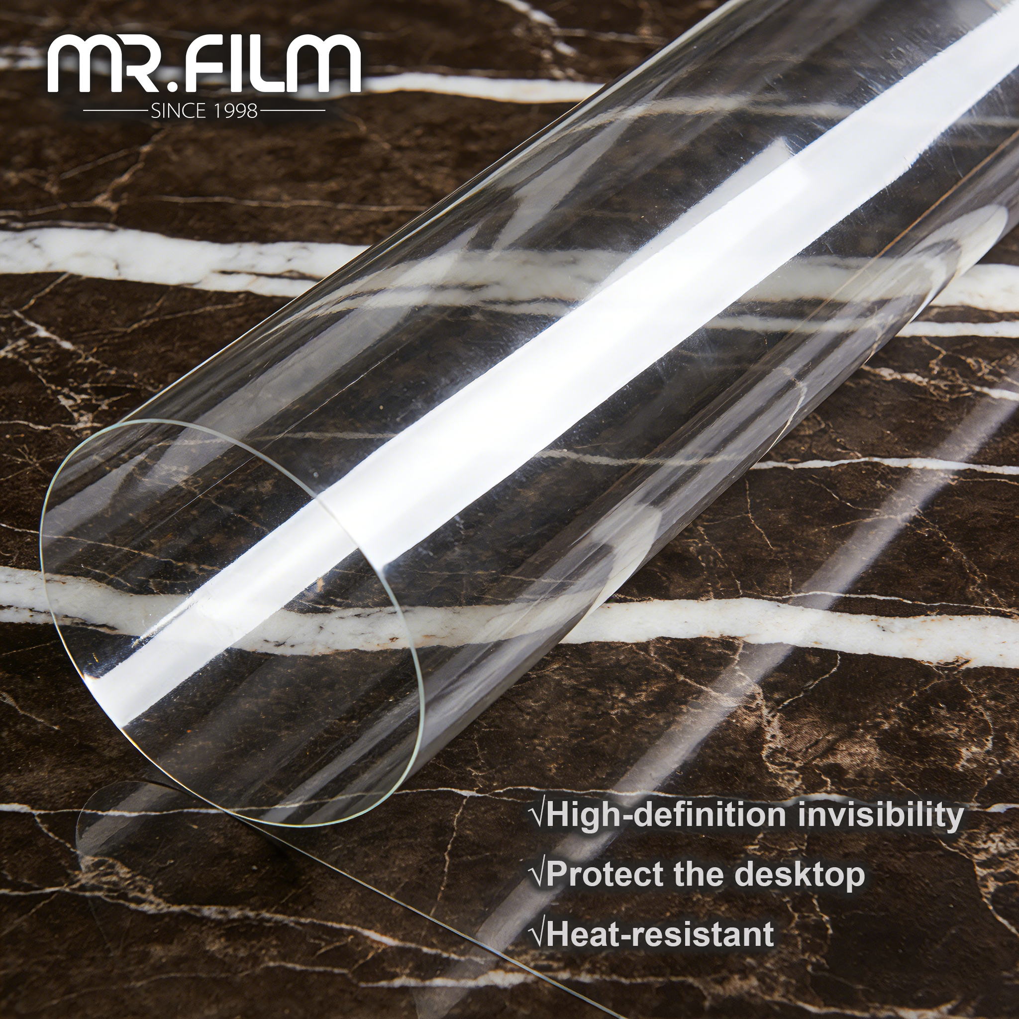 Película resistente al aceite impermeable para encimera de cocina