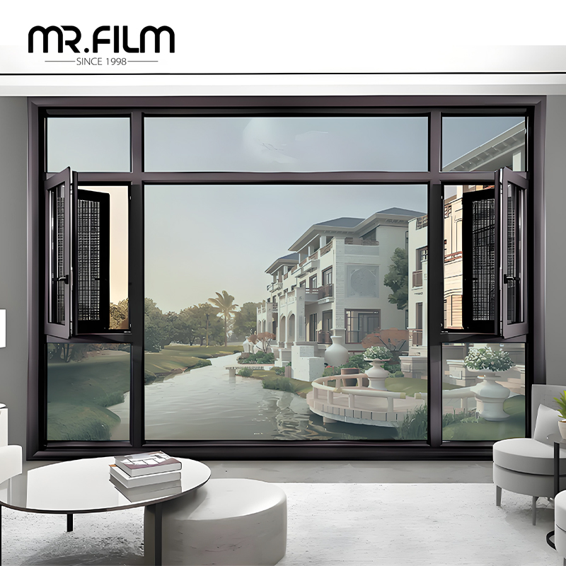 Película de ventana ultravioleta de película de construcción de vidrio de privacidad para el hogar