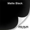 Película de envoltura de coche de protección de cambio de color negro mate duradero