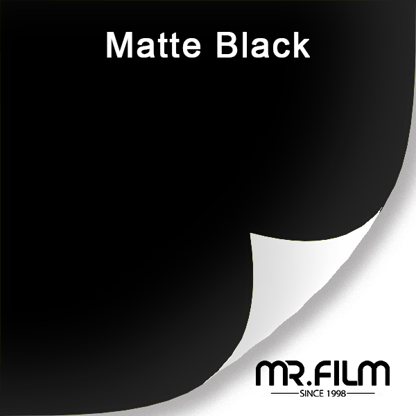 Película de envoltura de coche de protección de cambio de color negro mate duradero