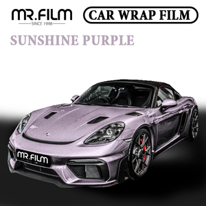 Película protectora púrpura del abrigo del coche de la sol para los coches de la resistencia del rasguño