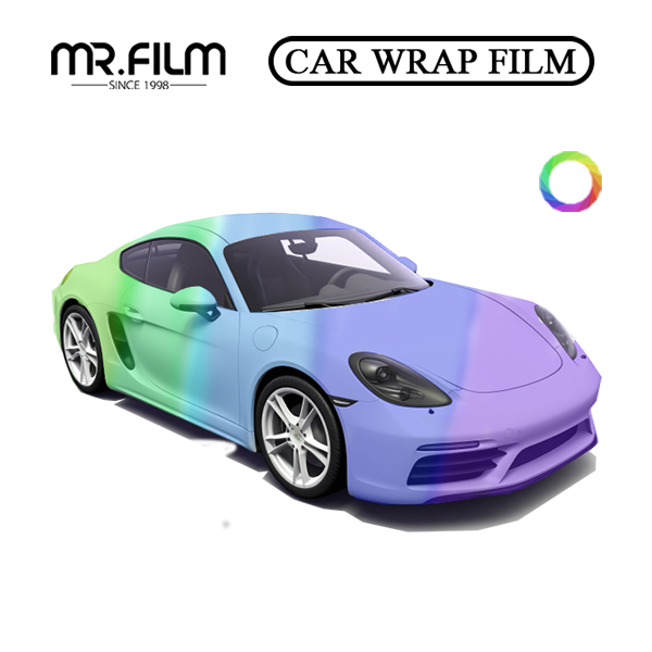 Película de envoltura para automóvil con cambio de color resistente a rayones, color blanco piano de primera calidad 