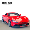 Película superior del abrigo del coche del cambio de color rojo de Ferrari de la resistencia al rayado