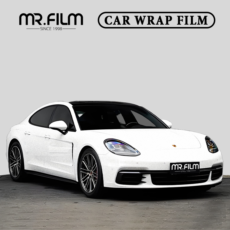 Película de envoltura para automóvil con acabado brillante y protección superior de color blanco perla de diamante de primera calidad 