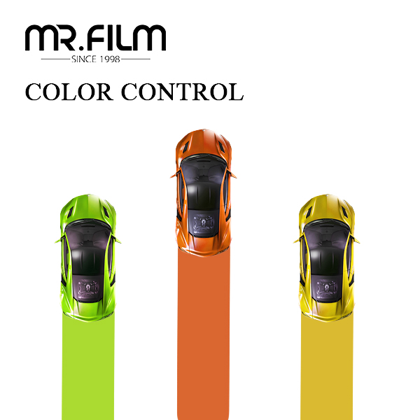 Película avanzada del abrigo del coche del cambio de color resistente a los arañazos del melocotón suave