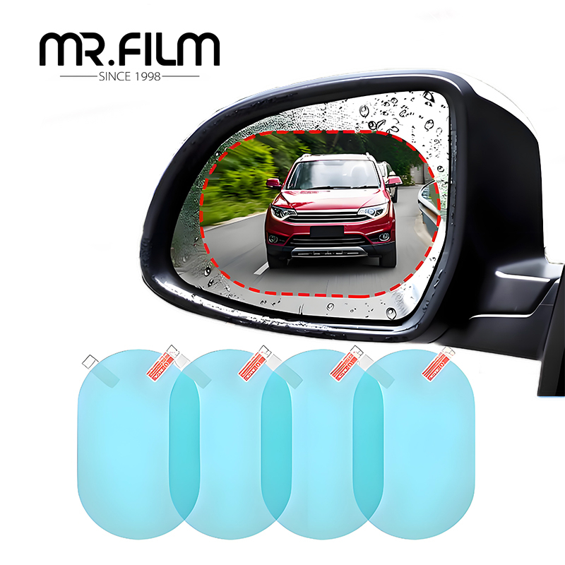 Película antivaho impermeable duradera HD para espejos de automóviles