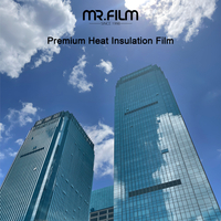 Película aislante de vidrio para edificios Tinte solar