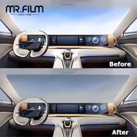 Tinte de coche para aislamiento de cuidado de película de ventana de vidrio para automóvil