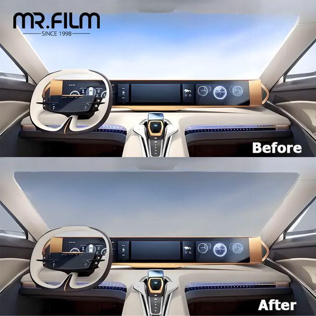 Tinte protector para coche con película para ventana de permeabilidad ultraalta