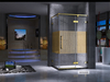 Película adhesiva de vidrio decorativa para ventana de privacidad para baño, oficina y hogar
