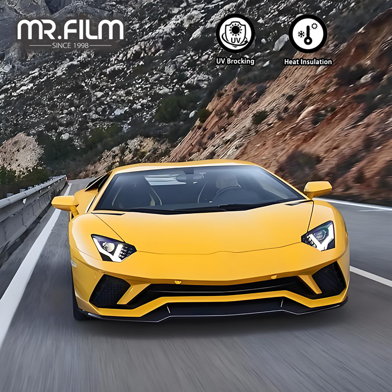 Tinte de ventana de coche 35% VLT Película solar automática