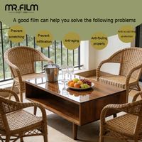 Película protectora removible para muebles Tinte autoadhesivo