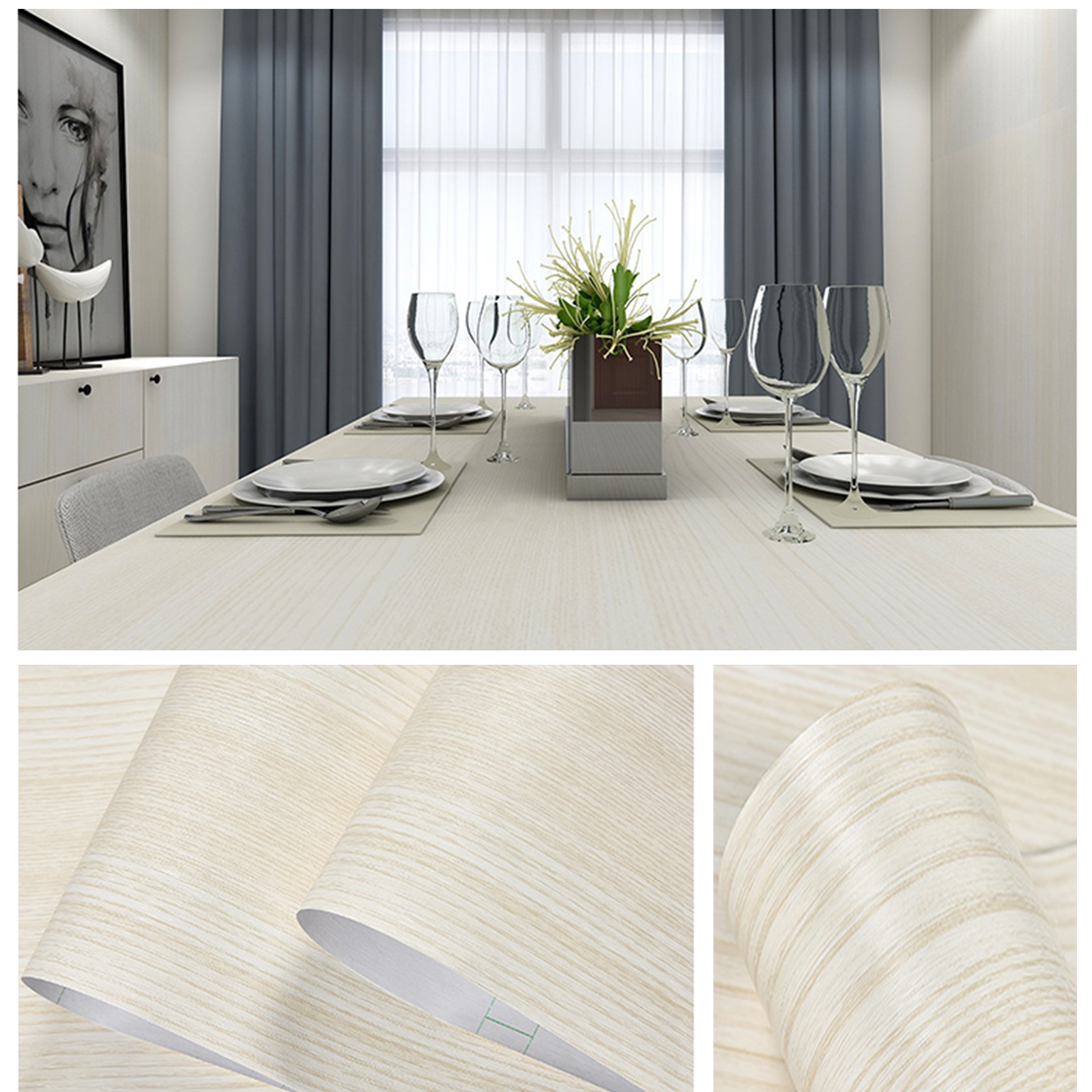 Película de envoltura de grano de madera de decoración de China