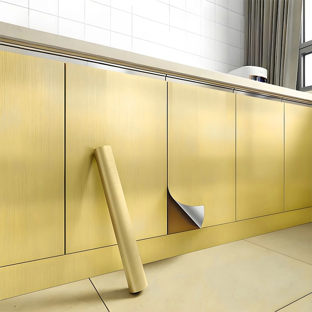 Película metálica decorativa petg plata