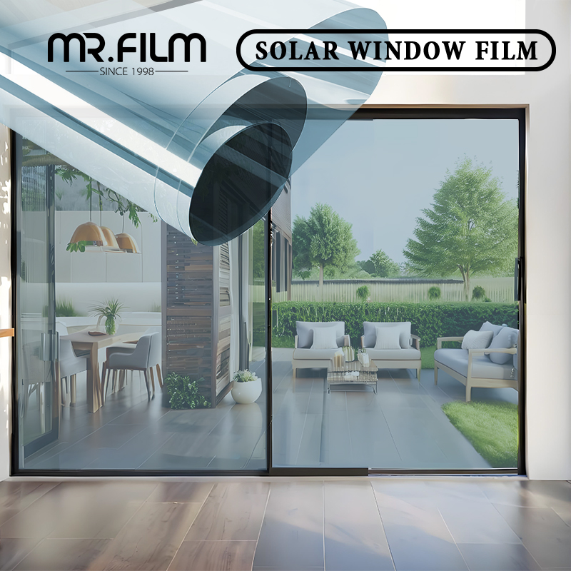 Película de aislamiento térmico de alto rendimiento con resistencia UV IR y a prueba de explosiones para ventanas de construcción